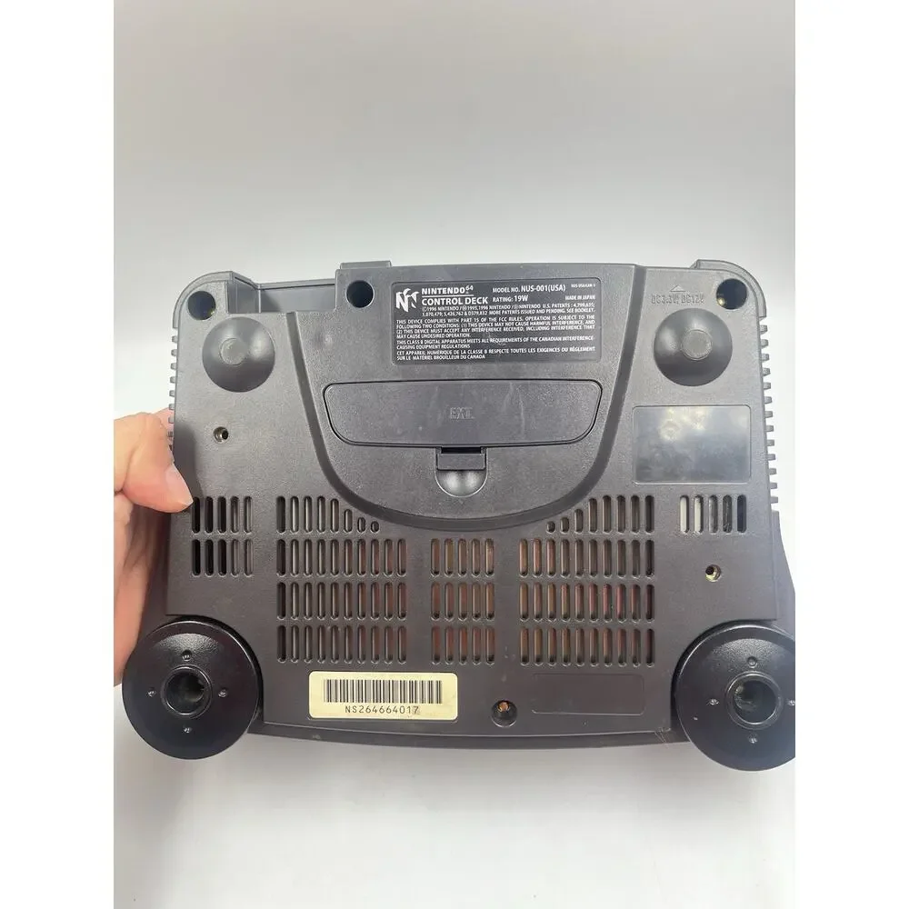 Nintendo 64 N64 Game Console Only NUS-001 Black - Tested & Working